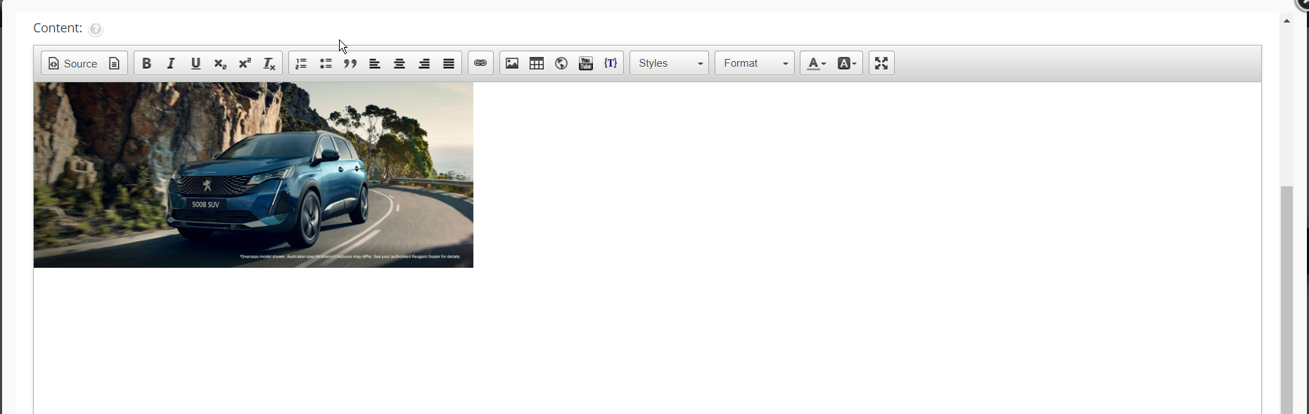 click the Select button