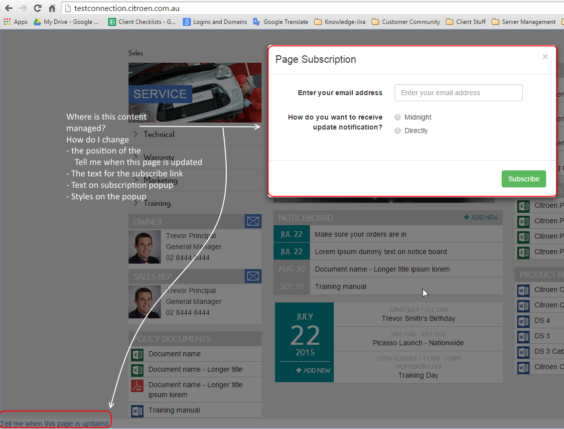 Subscribe to Automatic Updates