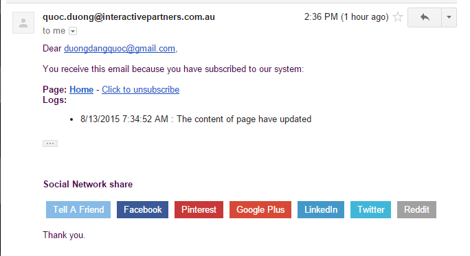 Subscribe to Automatic Updates