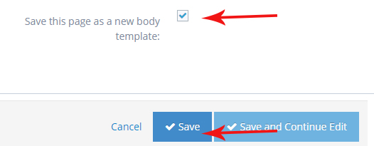 Using Body Templates