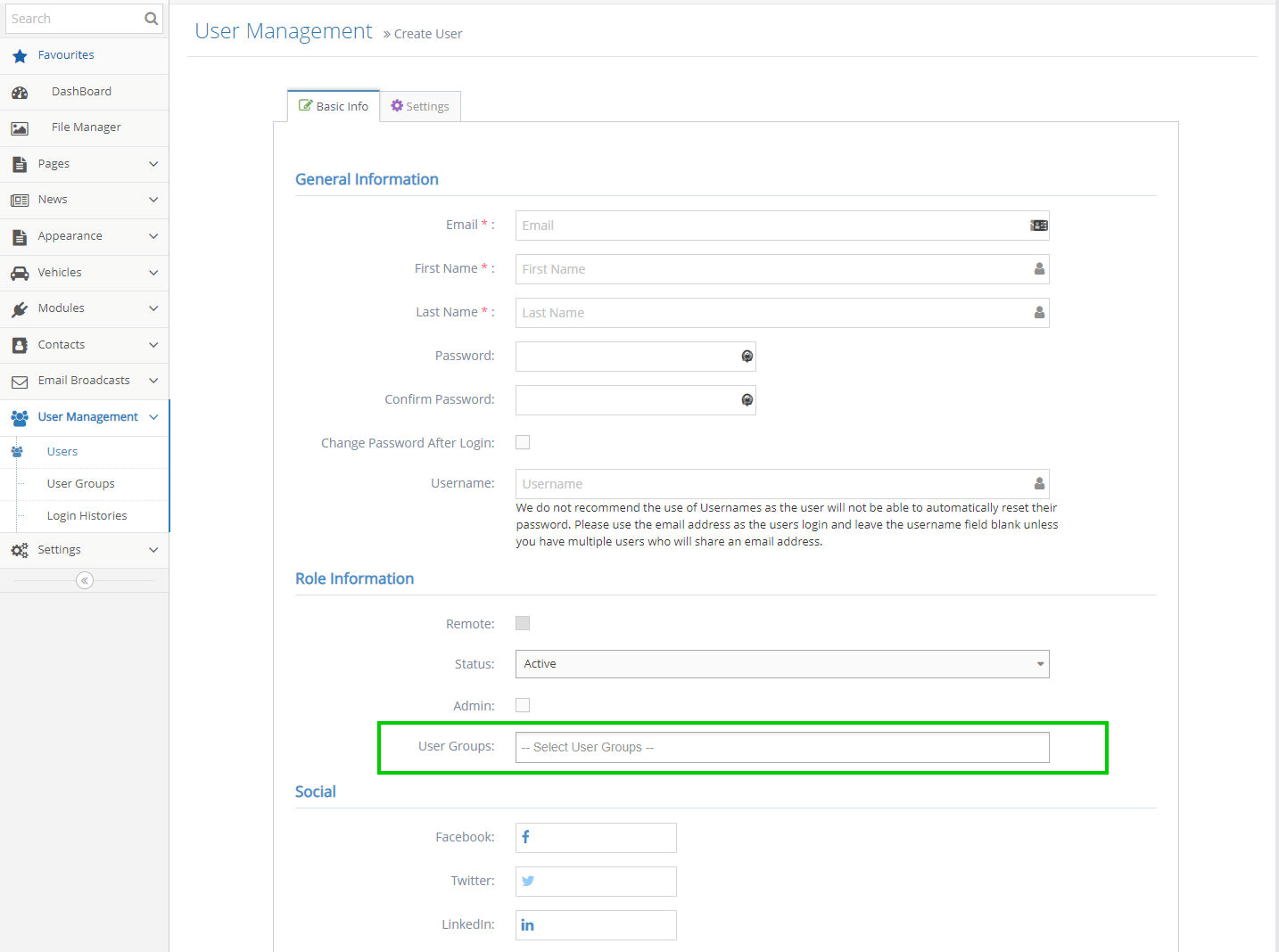 Companies and Contacts
