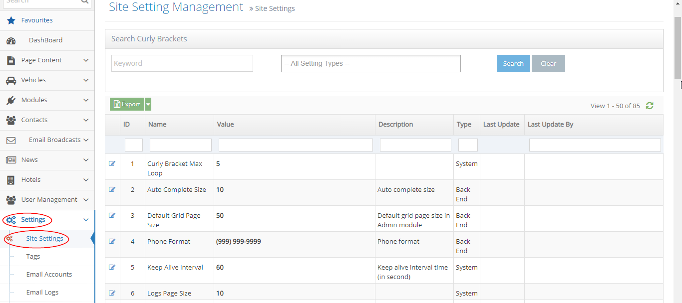 vehicles not showing