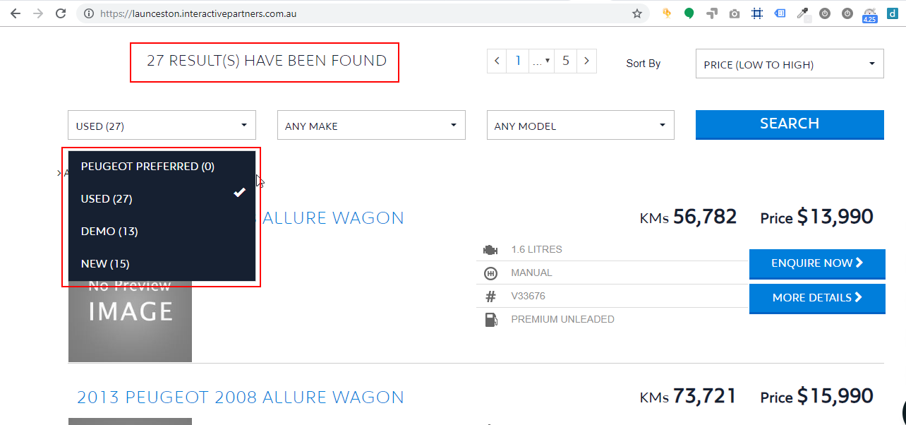 vehicles not showing