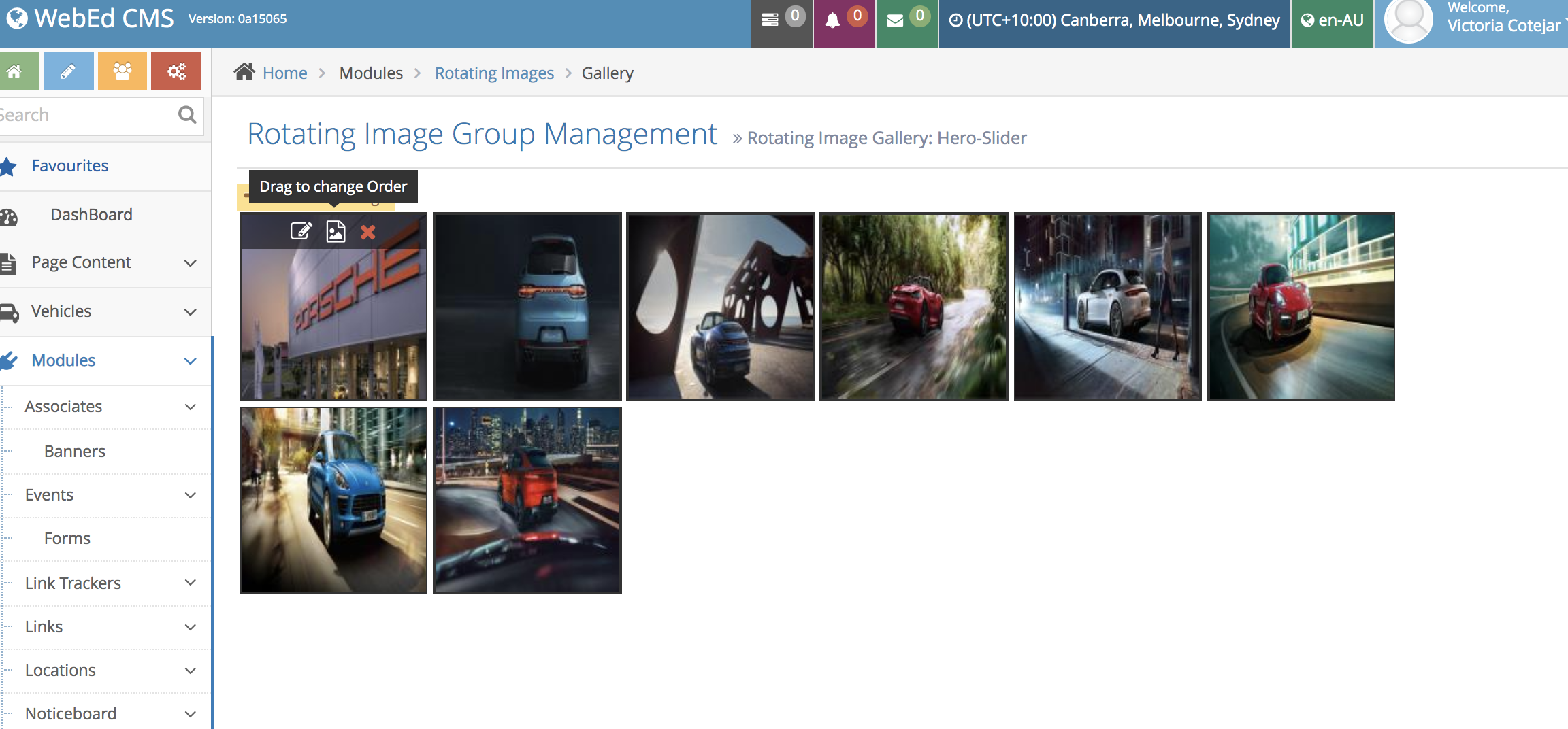 Existing Rotating Images