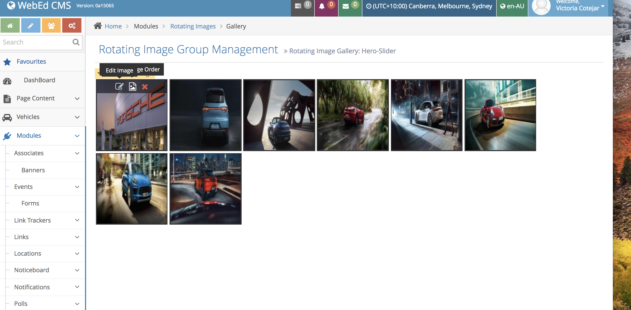 Existing Rotating Images
