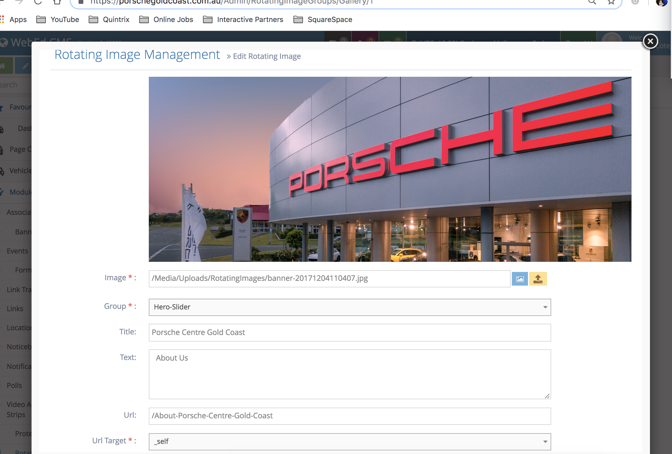 Existing Rotating Images