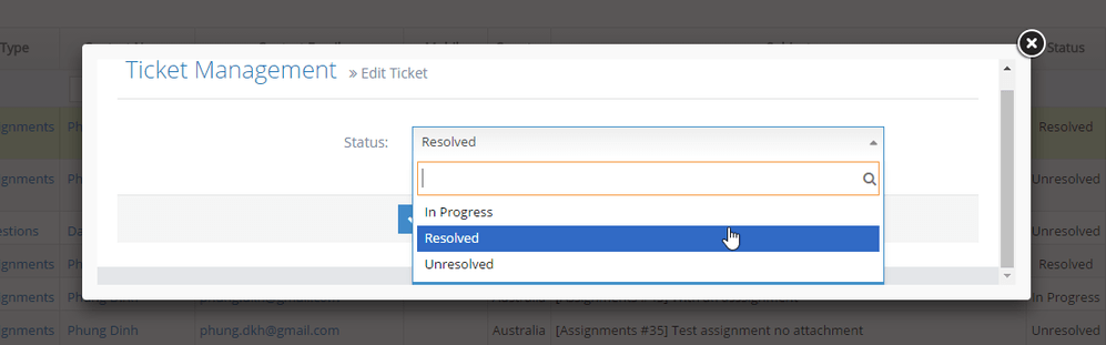 Managing Workflow Engine Ticket