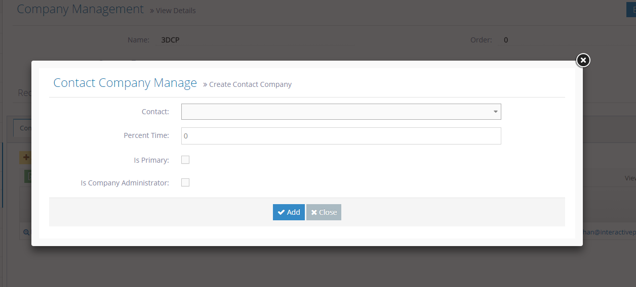 Contacts To Companies