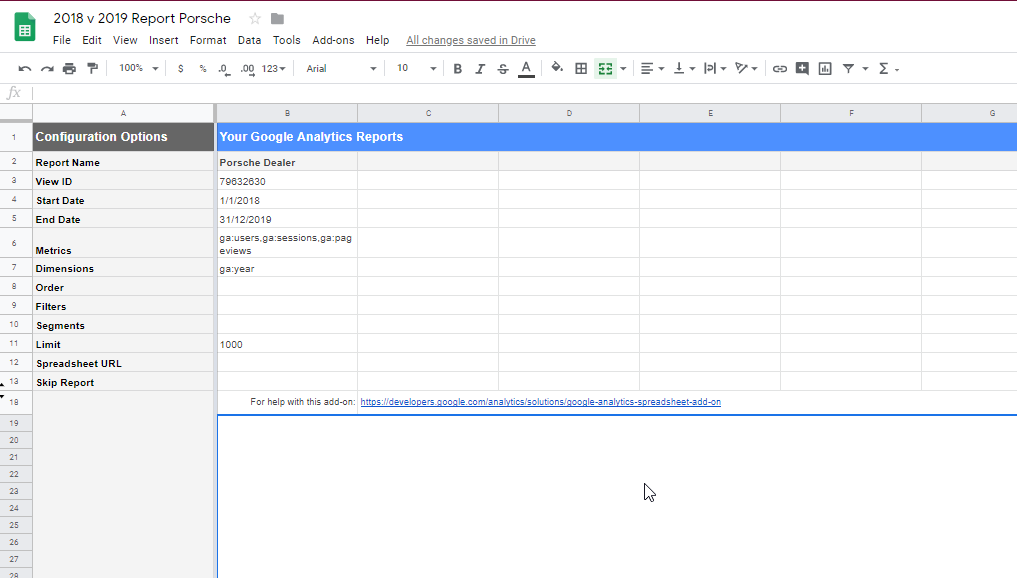 Managing Analytics Account
