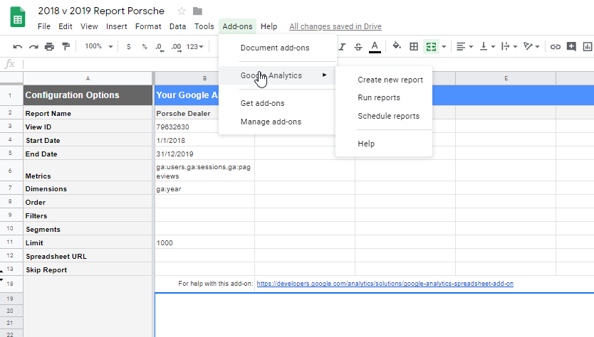 Managing Analytics Account