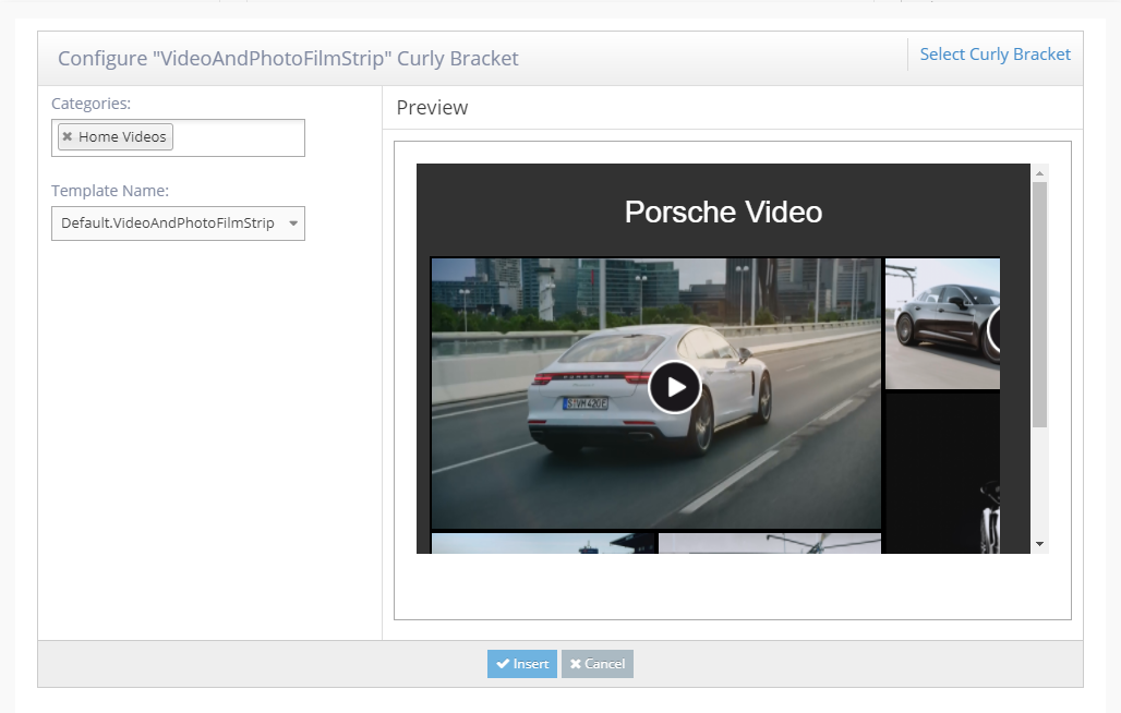 Video and photo Strip