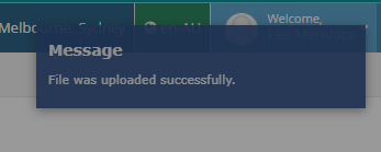 successful notification