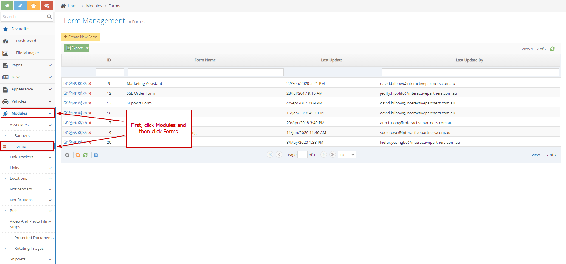 Setup Replying Emails