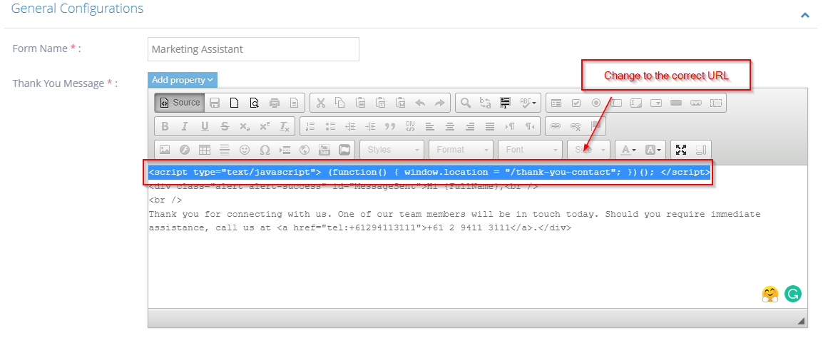 Make sure to untick the box AJAX Submit for this to work.